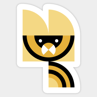 Quadrant Tiger Sticker